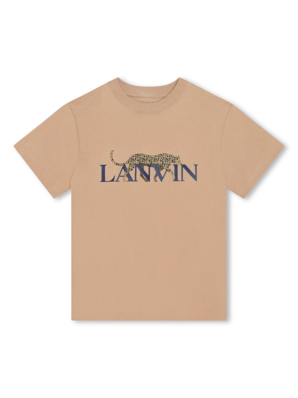 Lanvin Enfant T-Shirt mit Leoparden-Print - Nude von Lanvin Enfant