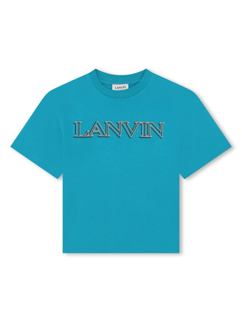 Lanvin Enfant T-Shirt mit Logo-Print - Blau von Lanvin Enfant