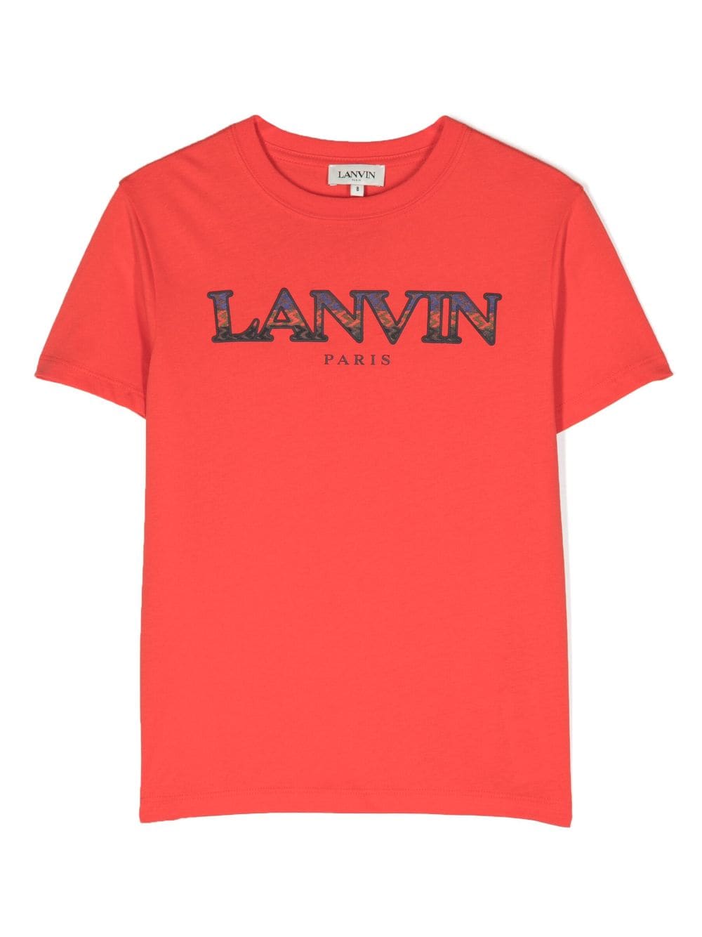 Lanvin Enfant T-Shirt mit Logo-Stickerei - Rot von Lanvin Enfant