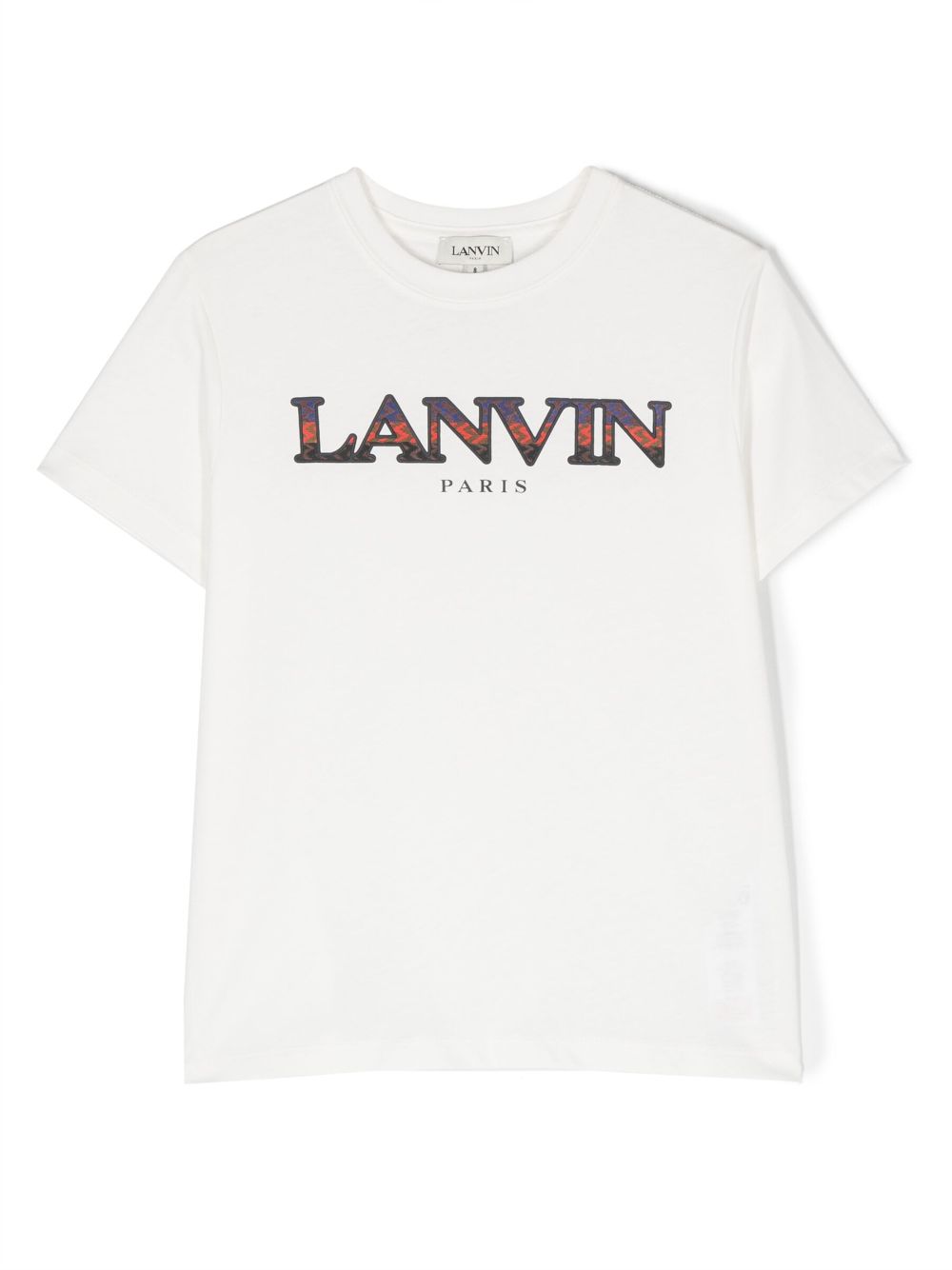 Lanvin Enfant T-Shirt mit Logo-Stickerei - Weiß von Lanvin Enfant