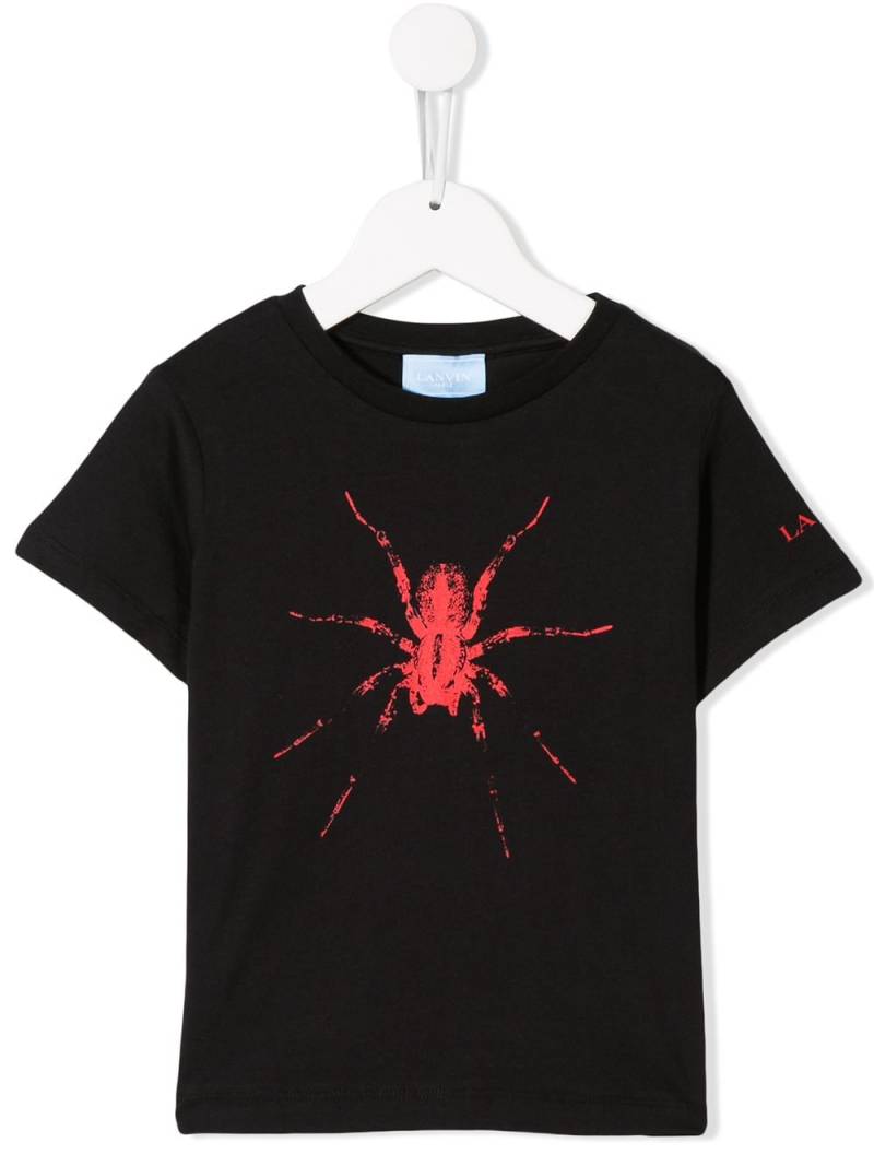 Lanvin Enfant T-Shirt mit Spinnen-Print - Schwarz von Lanvin Enfant