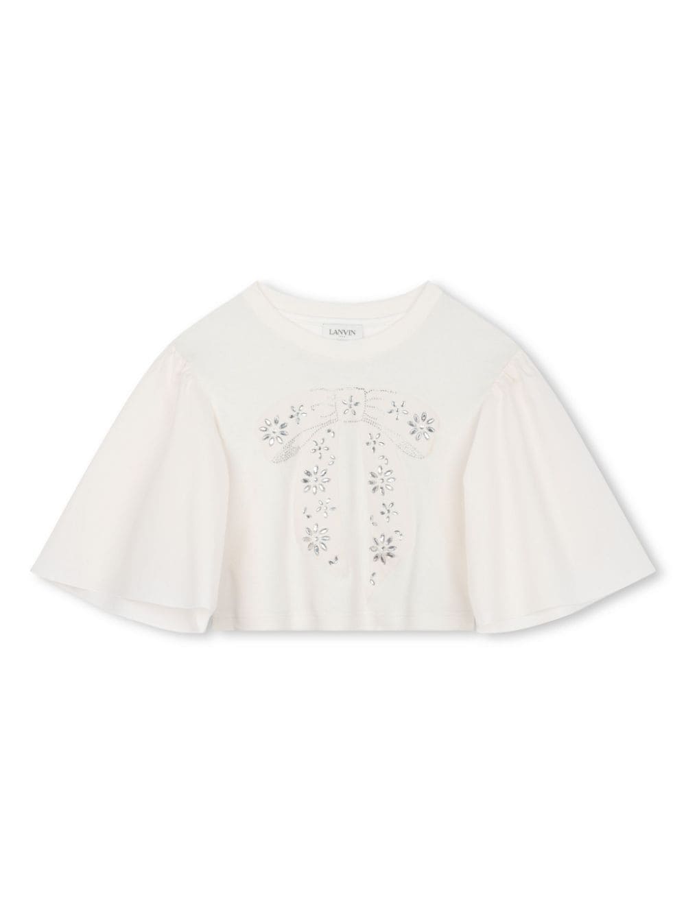 Lanvin Enfant T-Shirt mit weiten Ärmeln - Nude von Lanvin Enfant