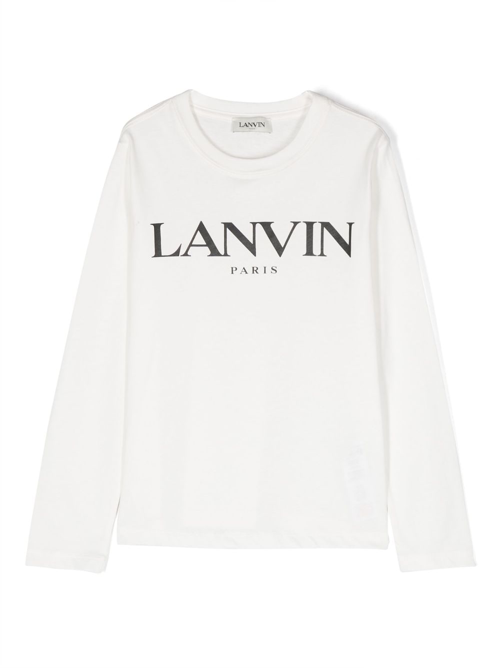 Lanvin Enfant Langarmshirt mit Logo-Print - Weiß von Lanvin Enfant