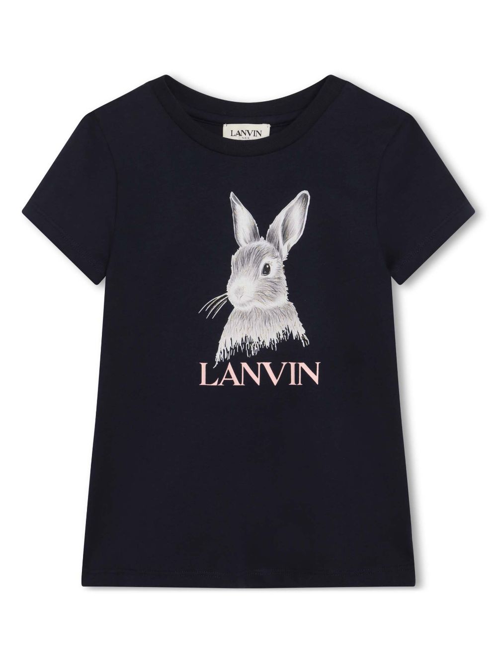 Lanvin Enfant T-Shirt mit Logo-Print - Schwarz von Lanvin Enfant