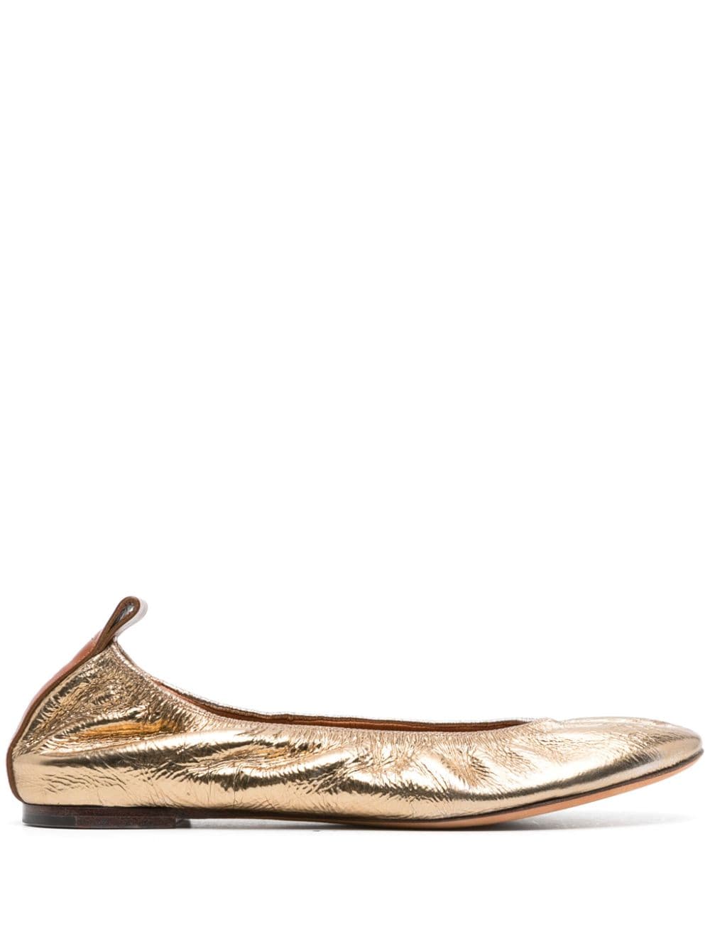 Lanvin Ballerinas im Metallic-Look - Silber von Lanvin