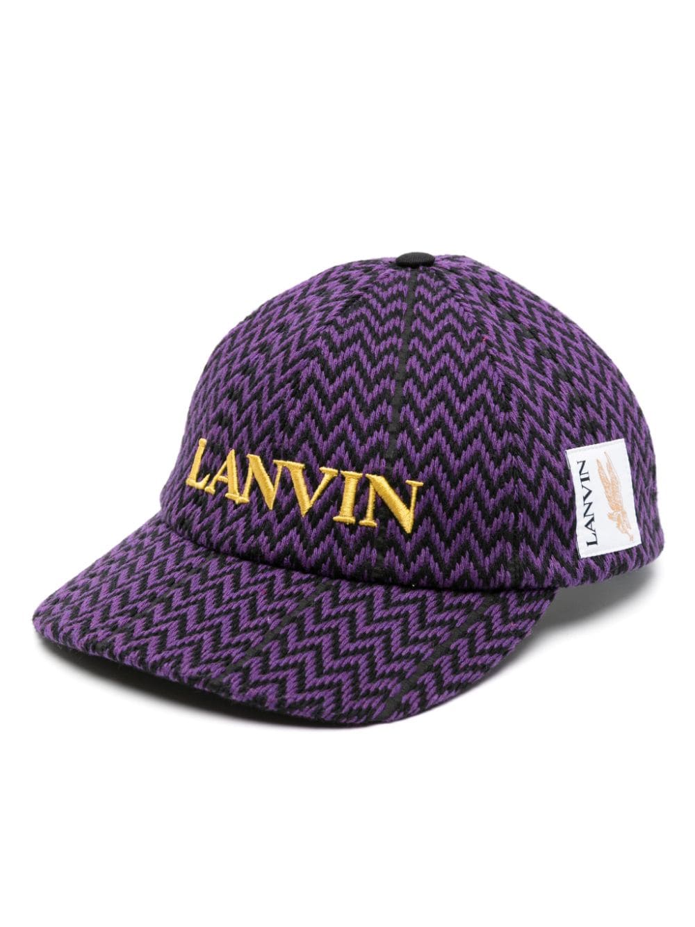 Lanvin x Future Baseballkappe mit Zickzackmuster - Schwarz von Lanvin