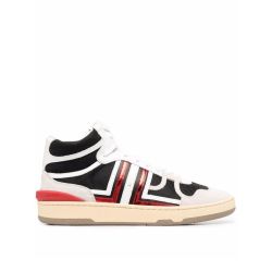 Lanvin Clay High-top Sneaker Aus Schwarzem Kalbsleder von Lanvin