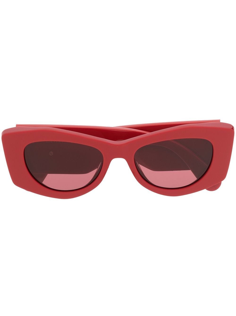 Lanvin Curb Sonnenbrille mit Logo-Schild - Rot von Lanvin