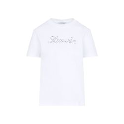 Lanvin Damen T-shirt Aus 100% Baumwolle In Weiß von Lanvin