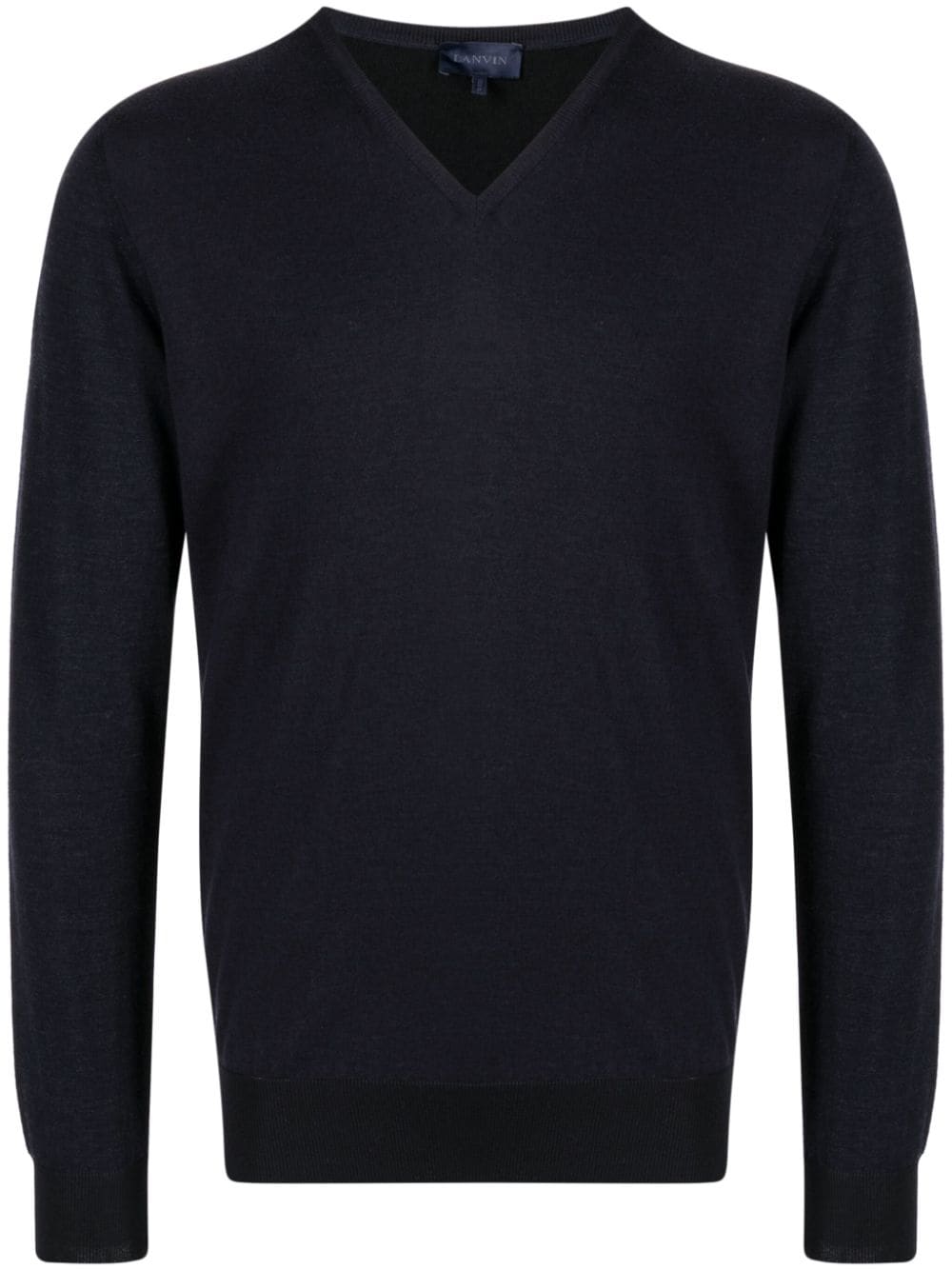 Lanvin Gestrickter Pullover mit V-Ausschnitt - Blau von Lanvin