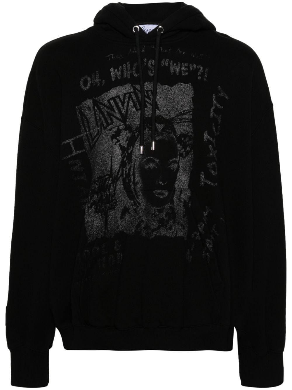 Lanvin x Future Hoodie mit grafischem Print - Schwarz von Lanvin