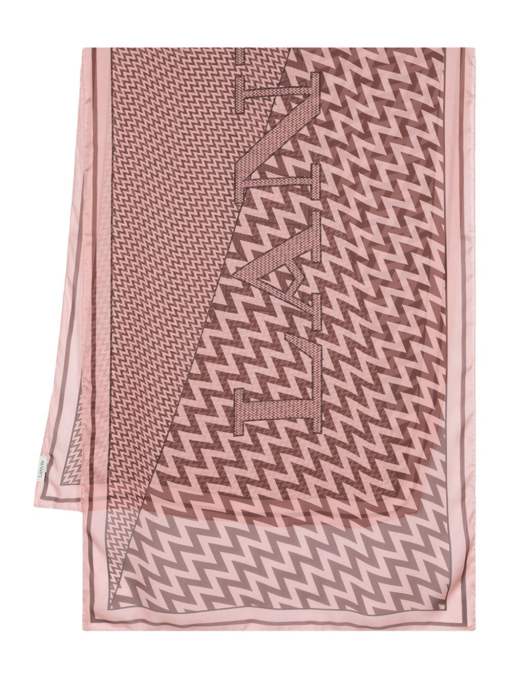 Lanvin Jacquard-Schal aus Seide - Rosa von Lanvin