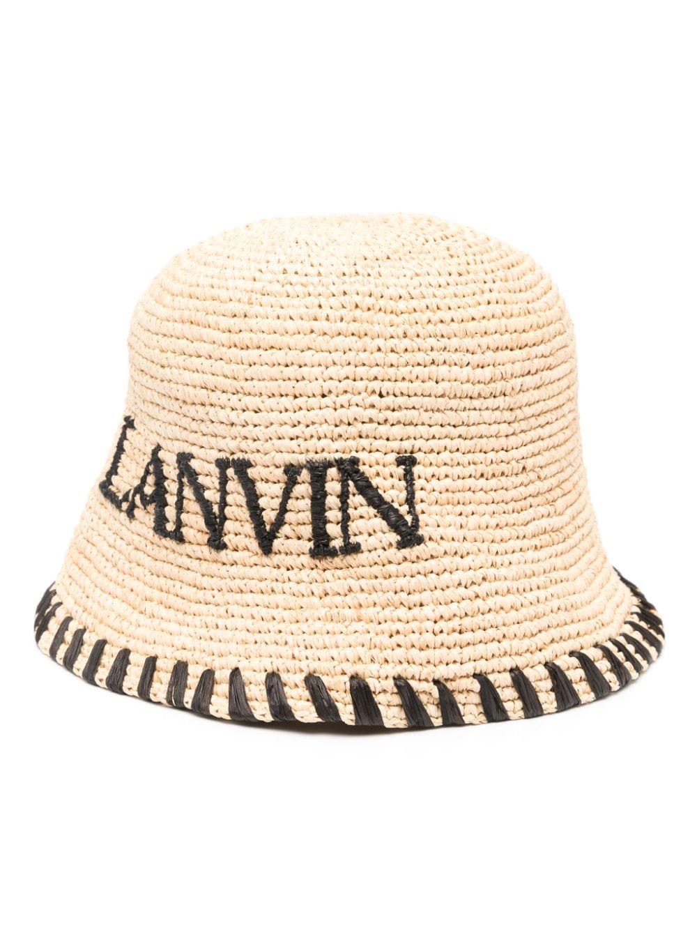 Lanvin Lanvin Fischerhut aus Bast - Nude von Lanvin