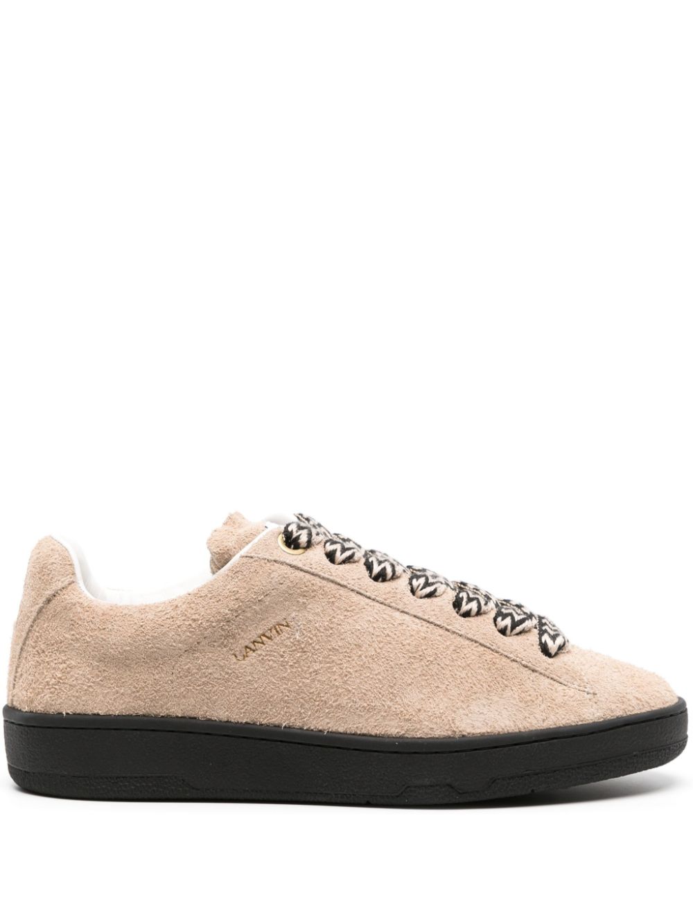 Lanvin Lite Curb Sneakers aus Wildleder - Braun von Lanvin