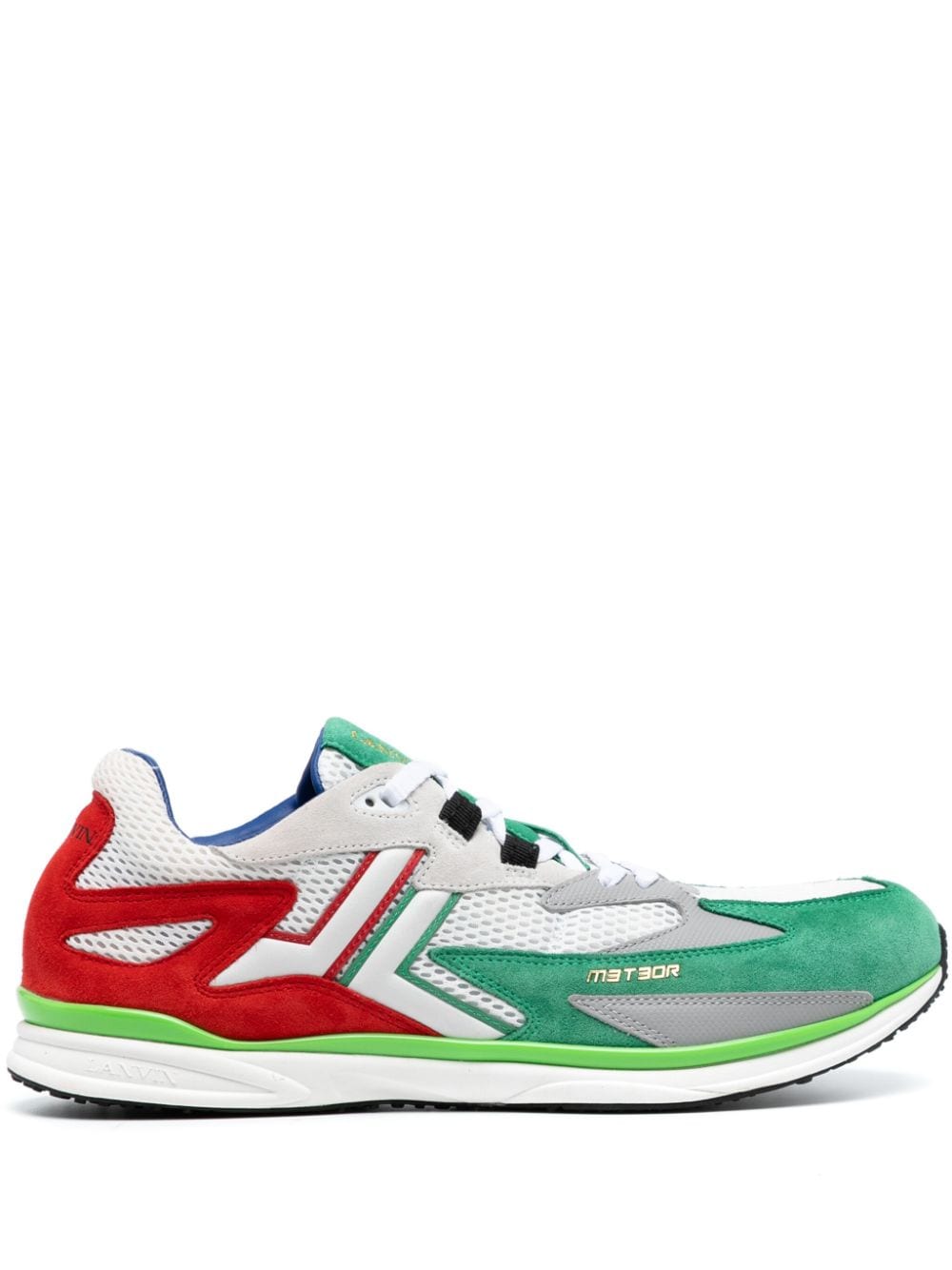 Lanvin Meteor Runner colour-block sneakers - Grün von Lanvin