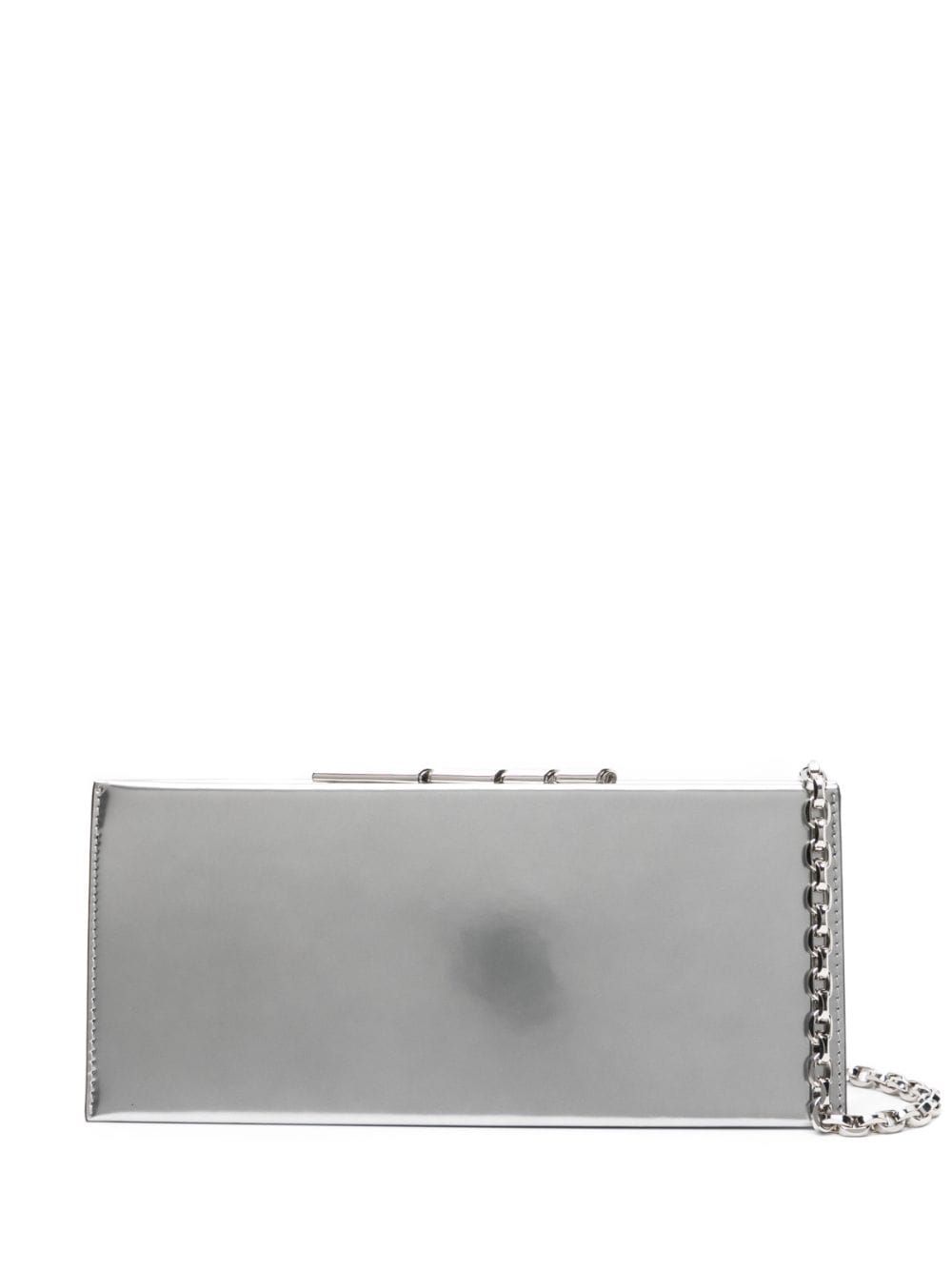 Lanvin Clutch im Metallic-Look - Silber von Lanvin