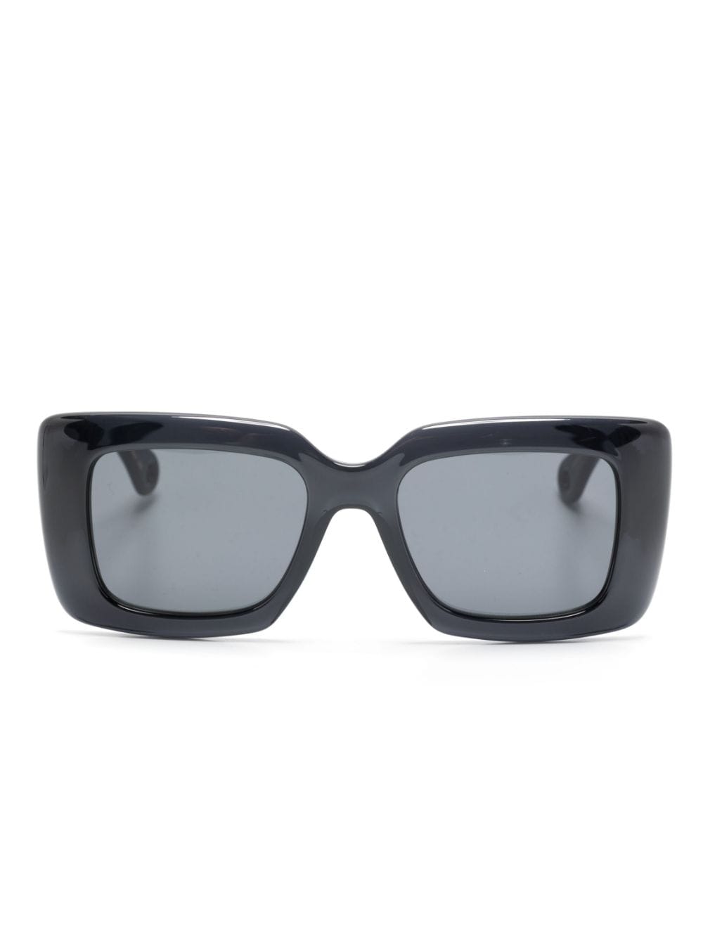 Lanvin Sonnenbrille mit eckigem Gestell - Grau von Lanvin