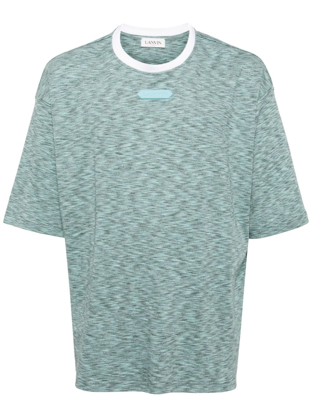 Lanvin T-Shirt mit Logo-Applikation - Blau von Lanvin