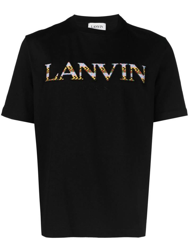 Lanvin T-Shirt mit Logo-Print - Schwarz von Lanvin