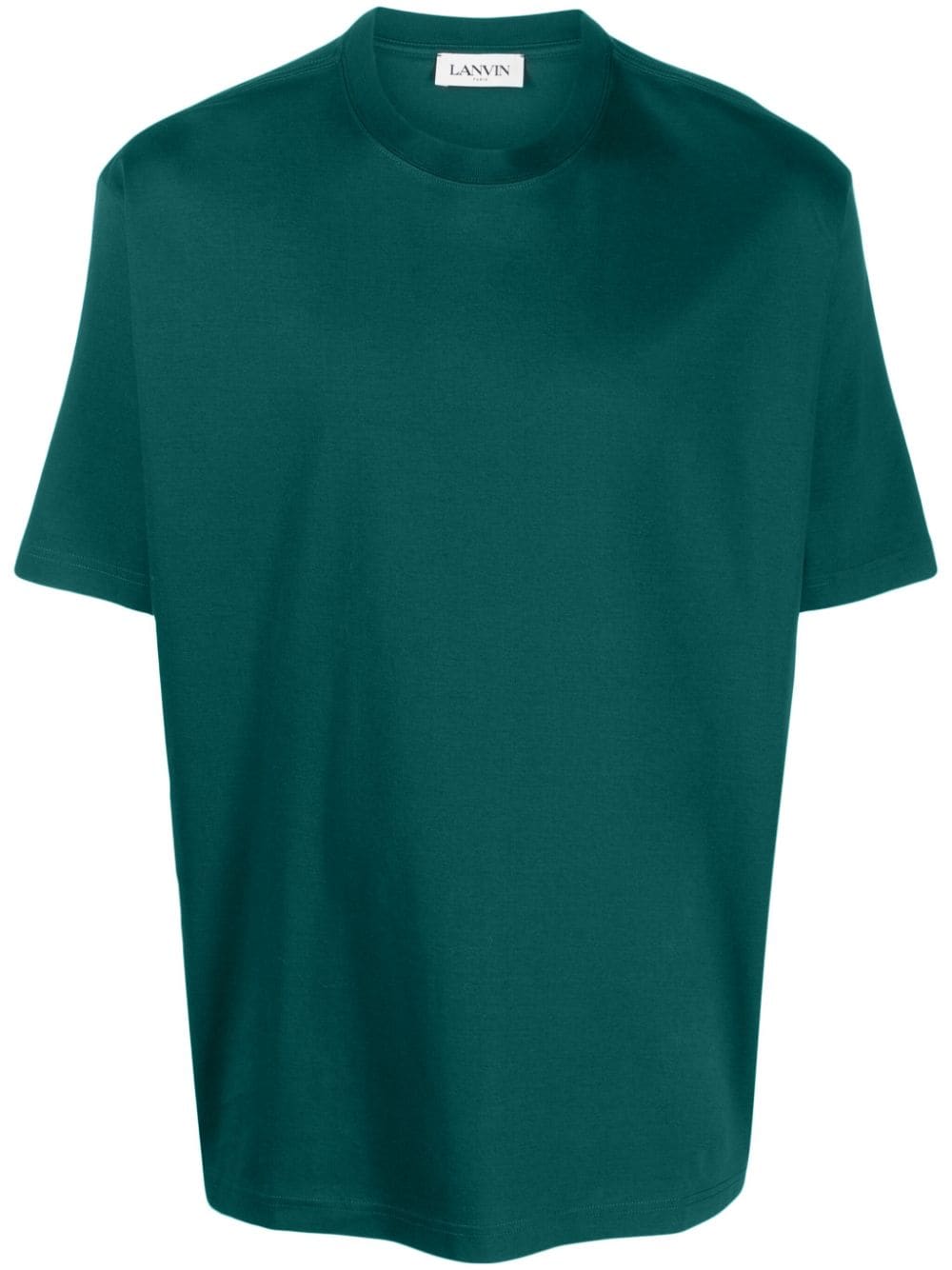 Lanvin T-Shirt mit Logo-Stickerei - Grün von Lanvin