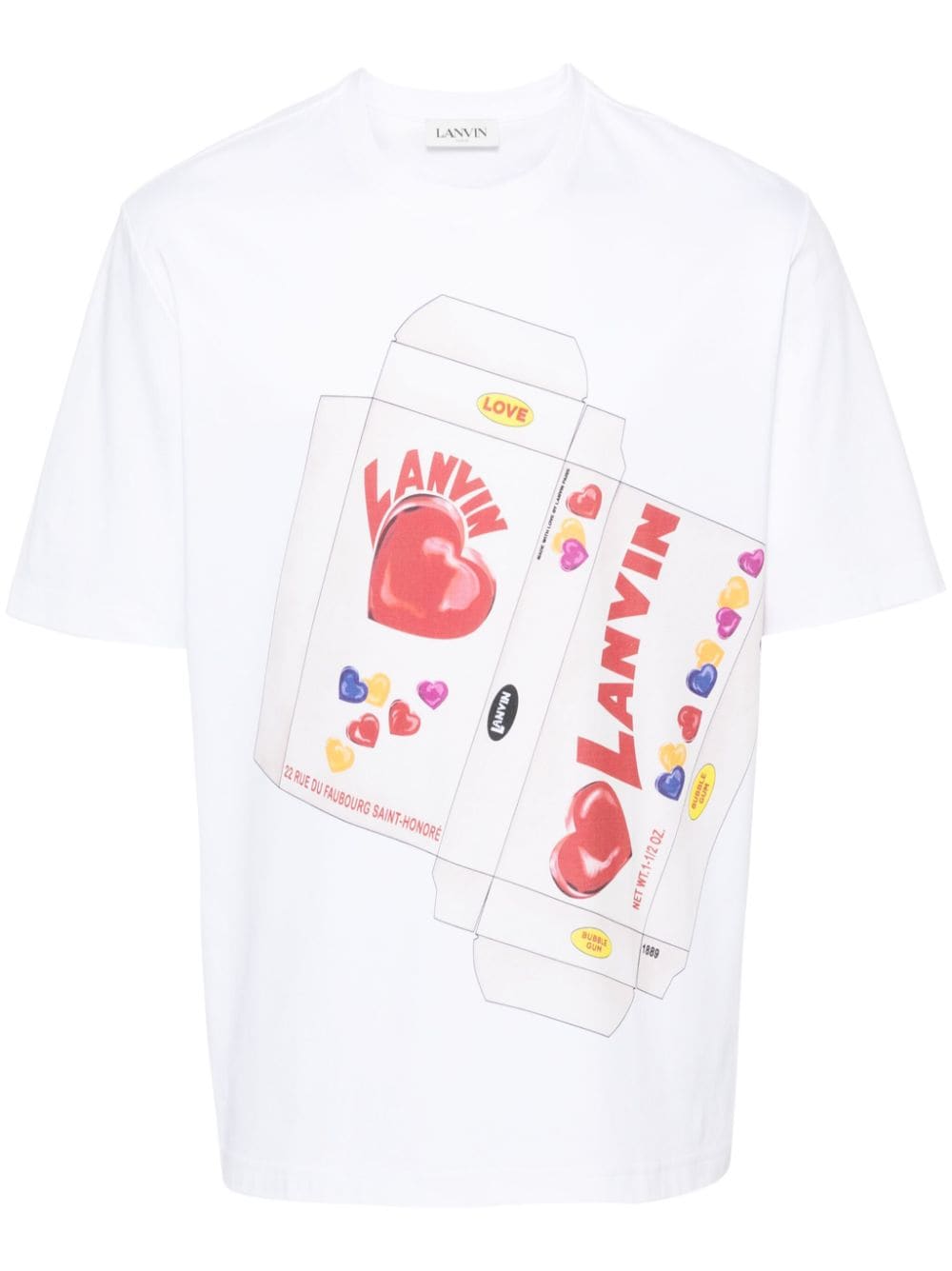 Lanvin T-Shirt mit Süßigkeiten-Print - Weiß von Lanvin