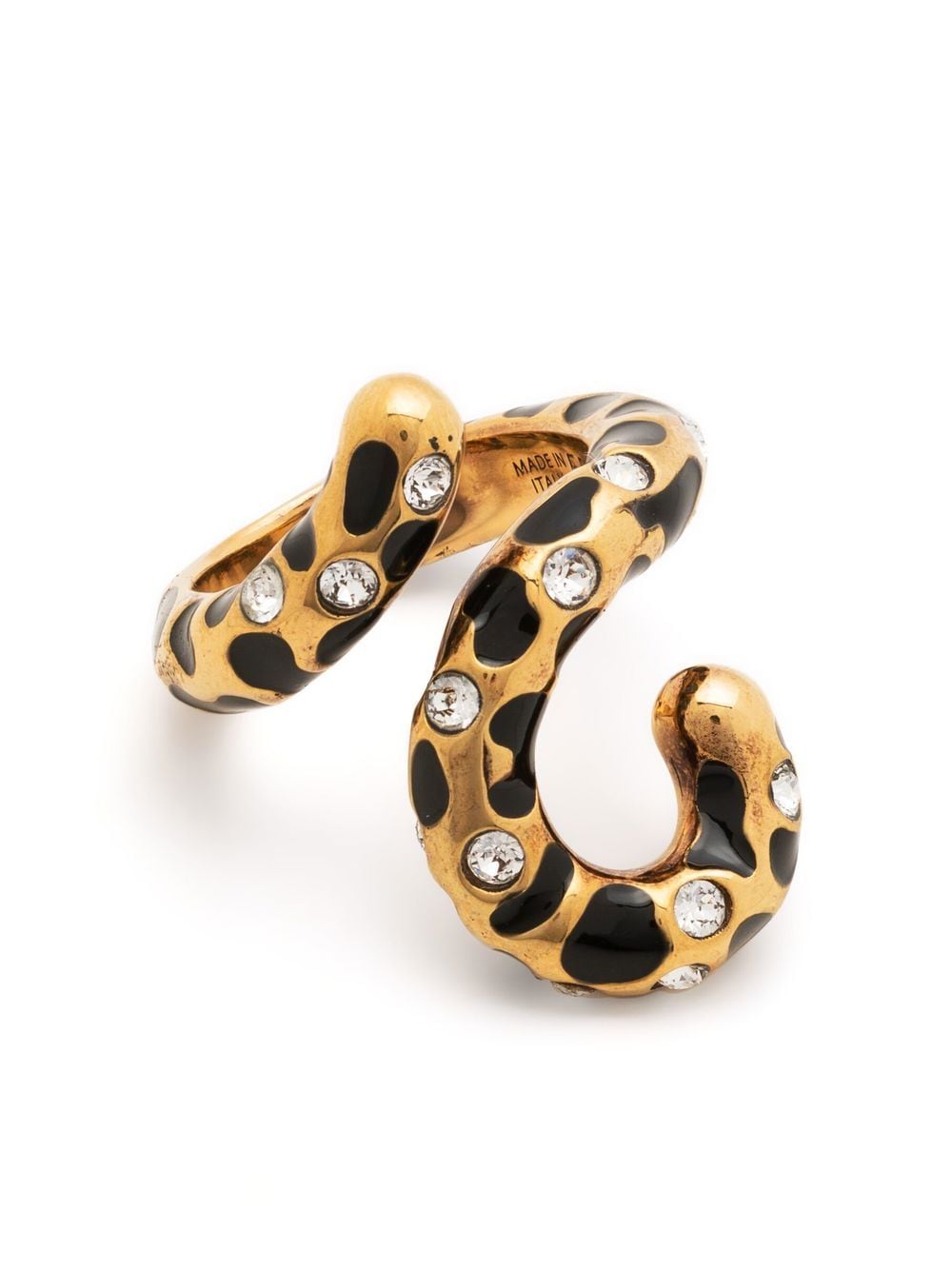 Lanvin Ring mit Kristallen - Gold von Lanvin