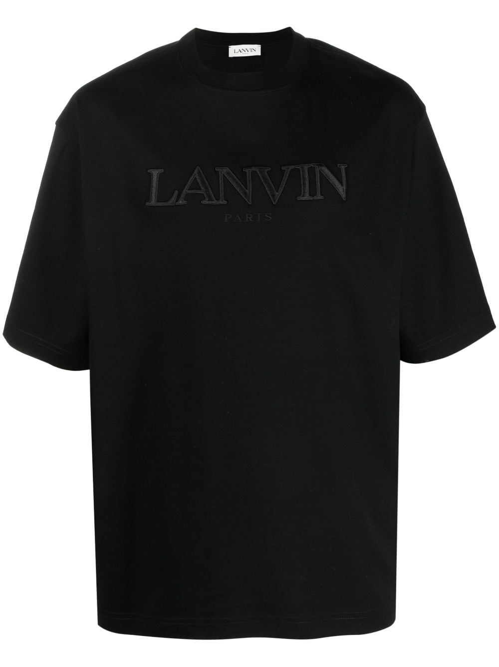 Lanvin T-Shirt mit Logo-Applikation - Schwarz von Lanvin