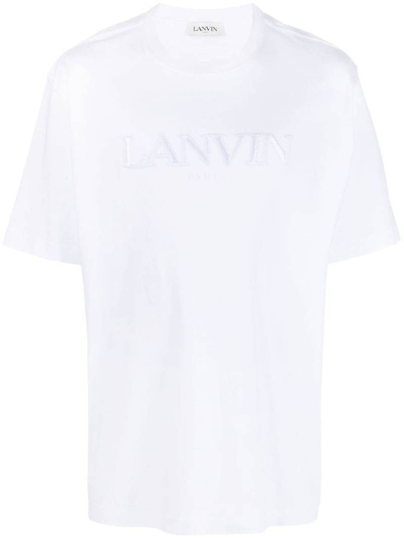 Lanvin T-Shirt mit Logo-Applikation - Weiß von Lanvin