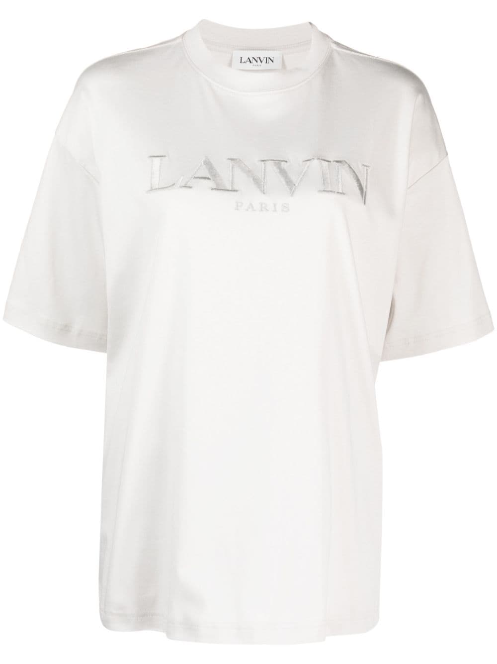 Lanvin T-Shirt mit Logo-Stickerei - Grau von Lanvin