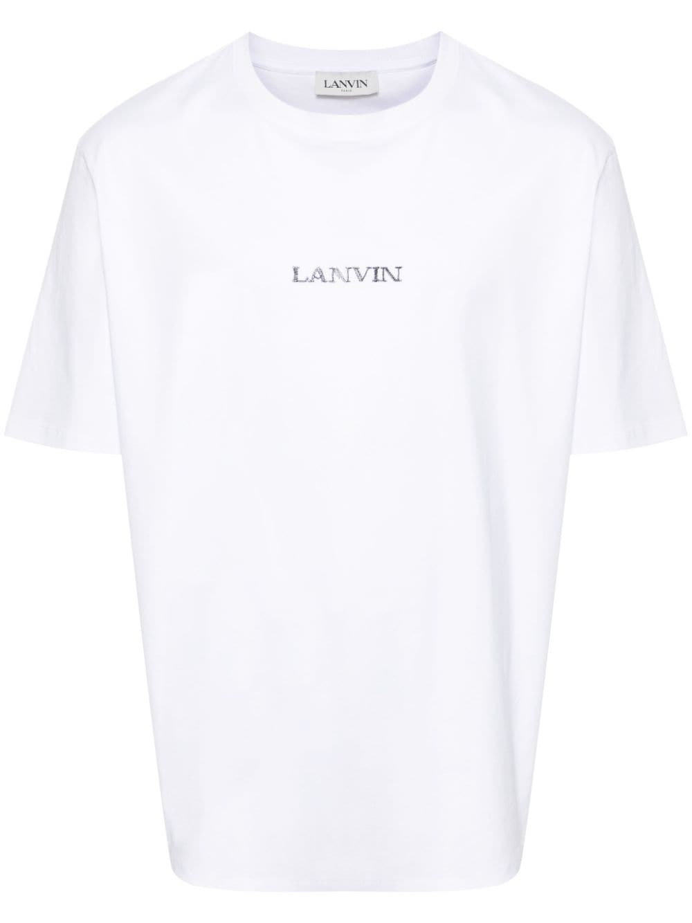 Lanvin T-Shirt mit Logo-Stickerei - Weiß von Lanvin