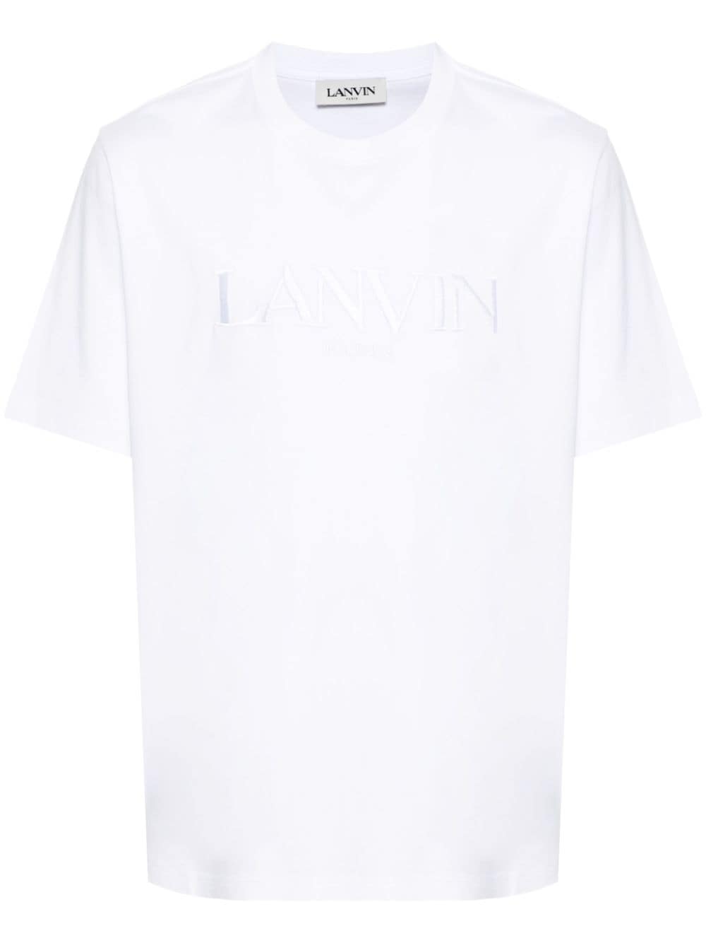 Lanvin T-Shirt mit Logo-Stickerei - Weiß von Lanvin