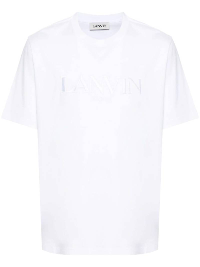 Lanvin T-Shirt mit Logo-Stickerei - Weiß von Lanvin