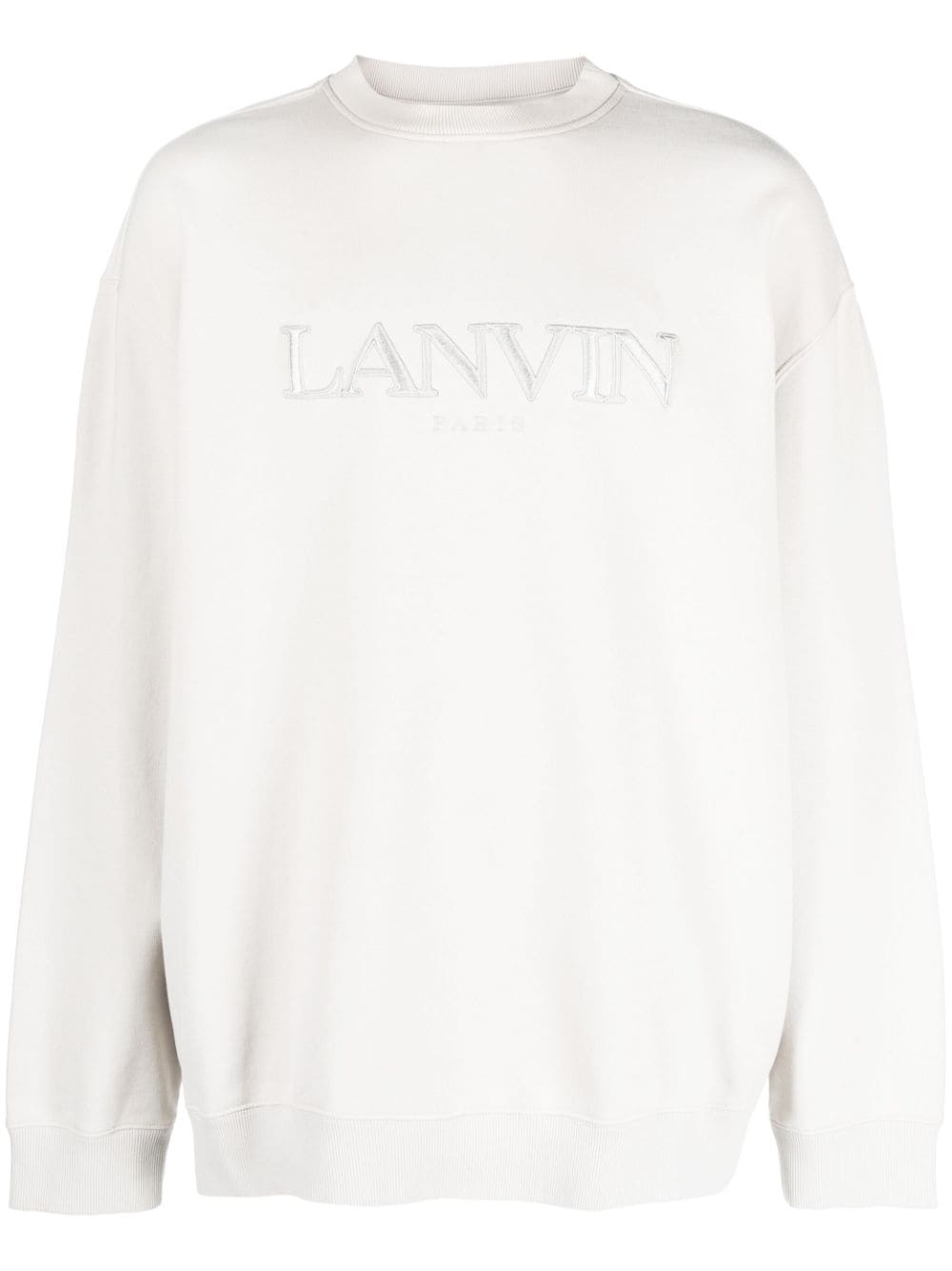 Lanvin Sweatshirt mit Logo-Stickerei - Grau von Lanvin