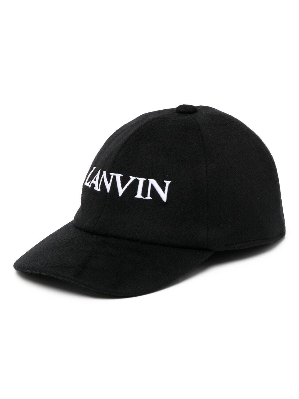 Lanvin Kaschmirschal mit Logo-Stickerei - Schwarz von Lanvin