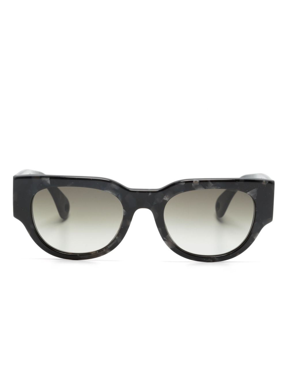 Lanvin Eckige Sonnenbrille mit Logo - Grau von Lanvin