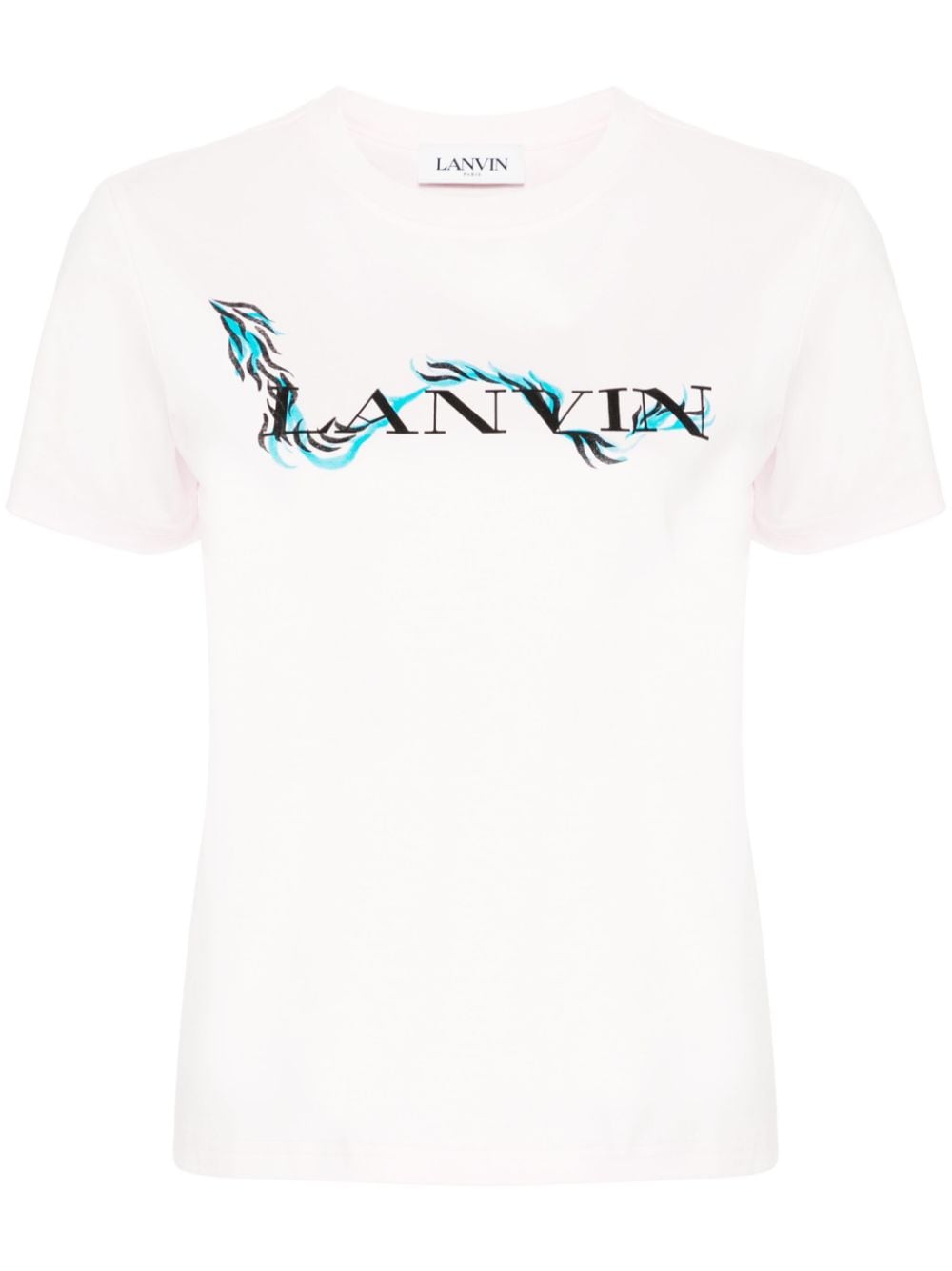 Lanvin T-Shirt mit Logo-Print - Rosa von Lanvin