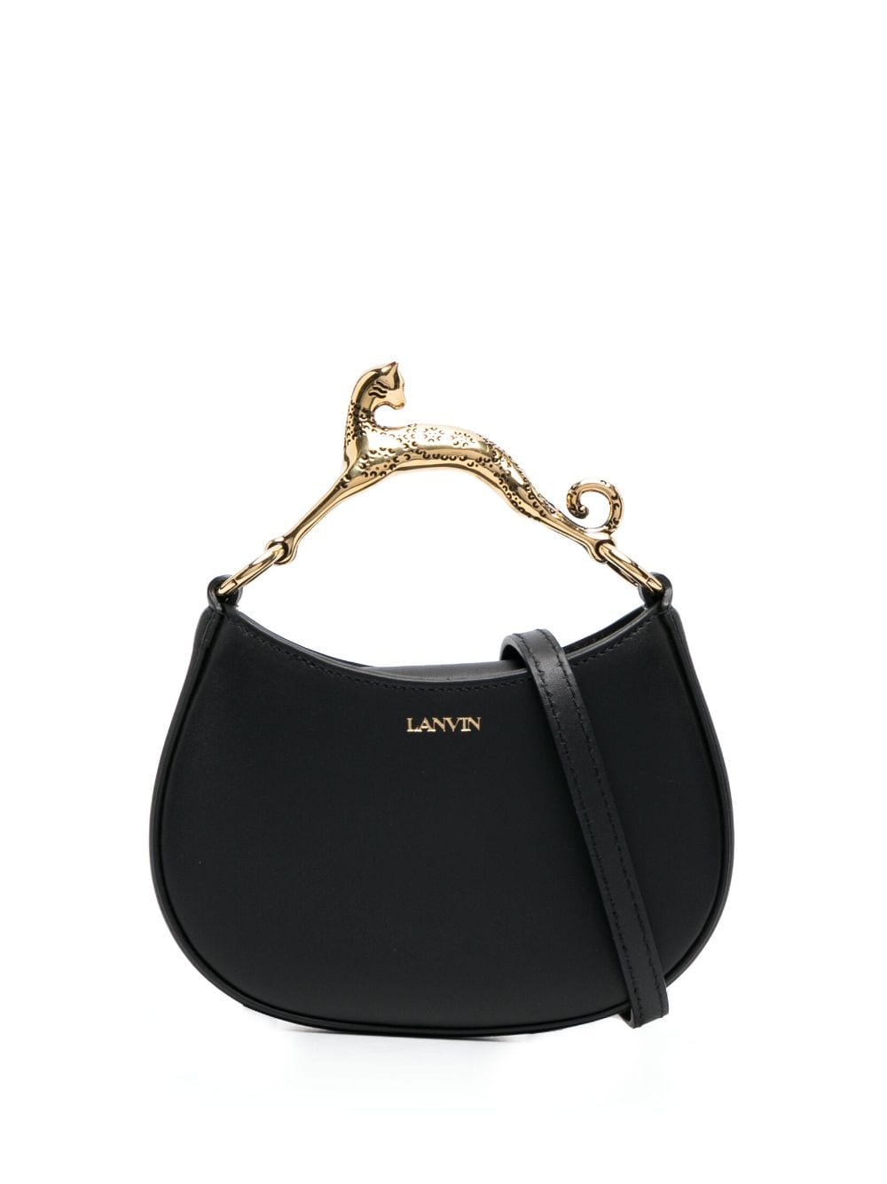 Lanvin Nano Cat Hobo-Tasche - Schwarz von Lanvin