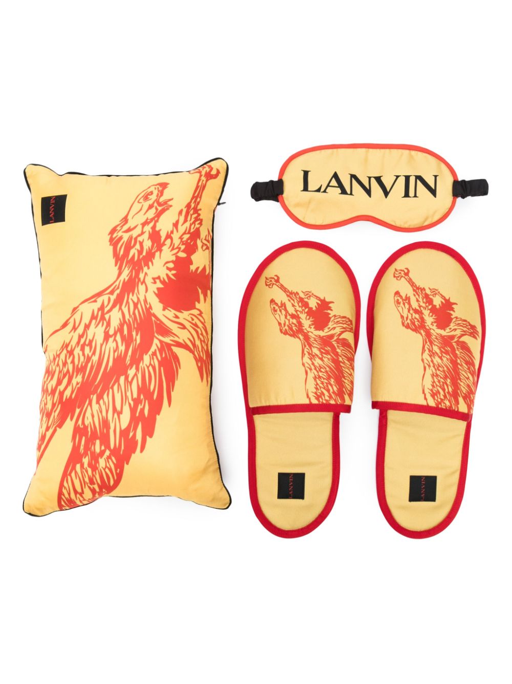 Lanvin x Future Eagle dreiteiliges Reiseset - Gelb von Lanvin