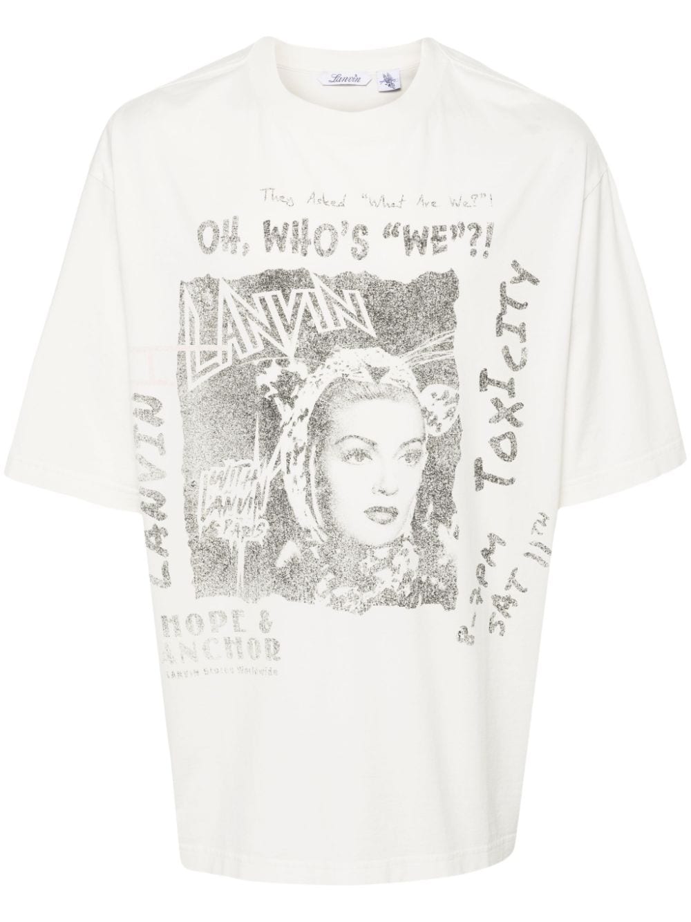 Lanvin x Future T-Shirt mit grafischem Print - Weiß von Lanvin