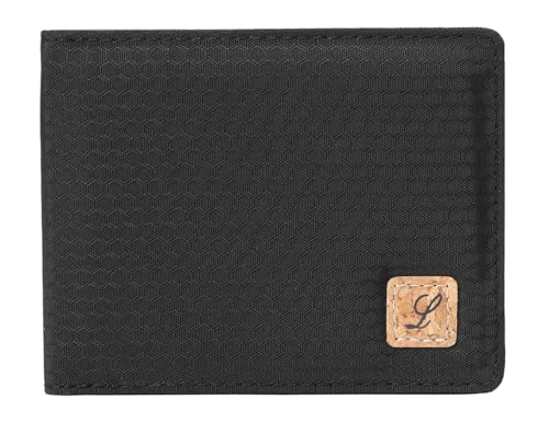 Minimalistische Geldbörse aus Stoff, RFID-blockierend, Za-black, Small, Minimalistisch von Lanyani