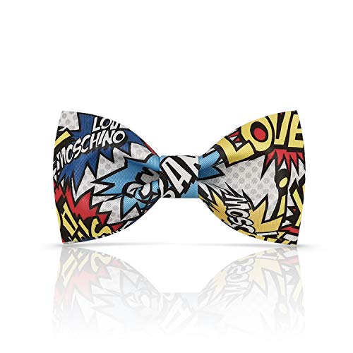 Lanzonia Bunte Fliege Herren Lustig Graffiti Muster Fliegen für Männer Besonders Lustige Pop Art Gemustert Speziell Bunt Designfliege für Urlaub Karneval Party Geburtstag von Lanzonia