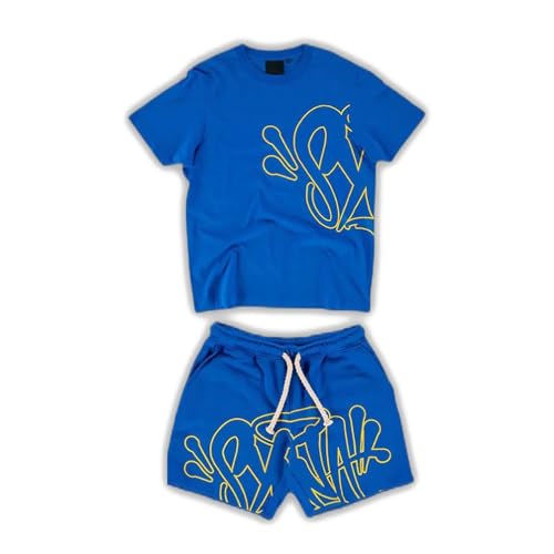LaoZan Syna World Graphic T-Shirt and Shorts Summer Casual Outfit Pure White Y2K Set LaoZan Syna World Graphic T-Shirt and Shorts Summer Casual Outfit Pure White Y2K Set von LaoZan