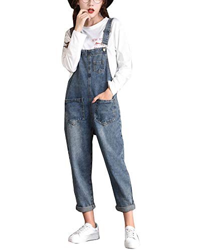 Damen Overall Denim Latzhose Jeans Mit Hosenträgern Hose 2XL Damen Overall Denim Latzhose Jeans Mit Hosenträgern Hose 2XL von LaoZanA