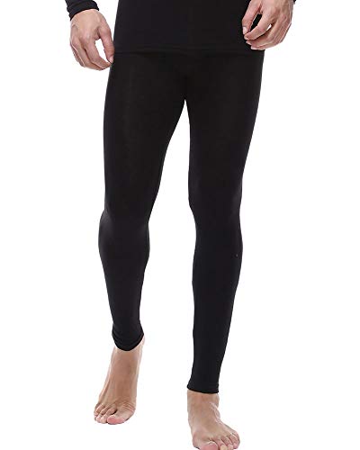 LaoZanA Herren Lange Unterhose Große Größen Schwarz 7XL von LaoZanA