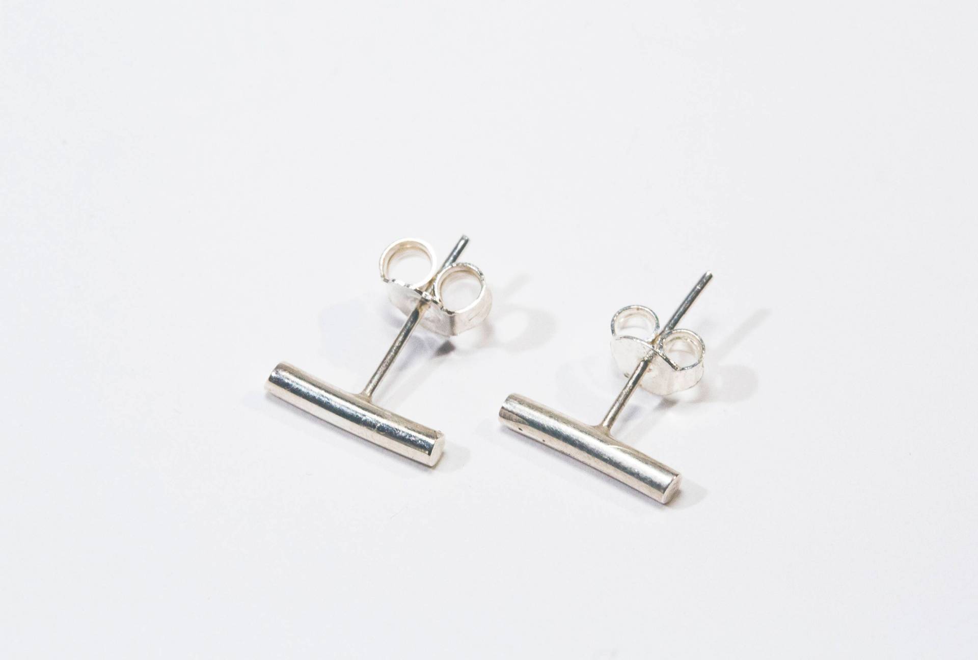 Bar Ohrstecker, Minimalist Square Alltag Schmuck Tiny Ohrring, Silber Kleine Linie Ohrringe Bar Ohrstecker, Minimalist Square Alltag Schmuck Tiny Ohrring, Silber Kleine Linie Ohrringe von LaobabDesign