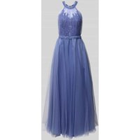 Laona Abendkleid mit Neckholder in Blau, Größe 32 Laona Abendkleid mit Neckholder in Blau, Größe 32 von Laona