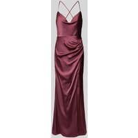 Laona Abendkleid mit Spaghettiträgern in Kirsche, Größe 36 von Laona