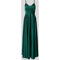 Laona Abendkleid mit Spaghettiträgern und V-Ausschnitt in Gruen, Größe 40 Laona Abendkleid mit Spaghettiträgern und V-Ausschnitt in Gruen, Größe 40 von Laona