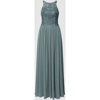 Laona Abendkleid mit floralen Stickereien und Ziersteinen in Schilf, Größe 38 Laona Abendkleid mit floralen Stickereien und Ziersteinen in Schilf, Größe 38 von Laona