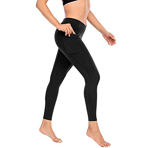 Laonajkd Leggings Damen Sportleggings Stretch Push Up Jogginghose Einfarbiges Sporthose Leggings Fitnesshose Sporthose Training Laufende Leggings Für Gym, Fitness, Yoga, Training, Casual von Laonajkd